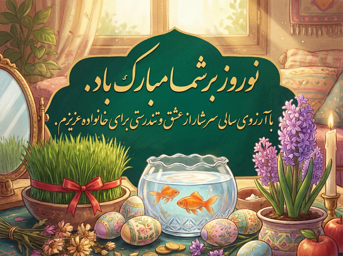 متن تبریک نوروز برای خانواده
