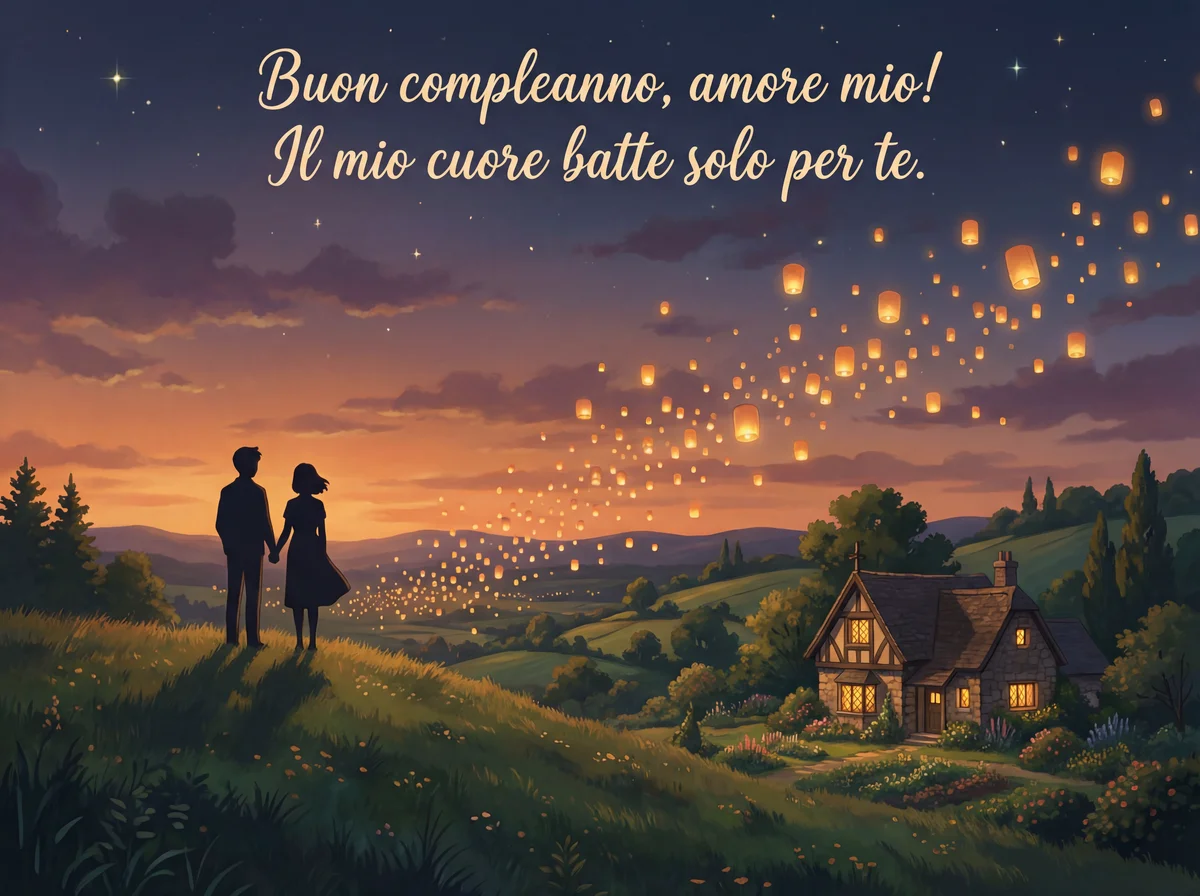 auguri di buon compleanno al mio amore