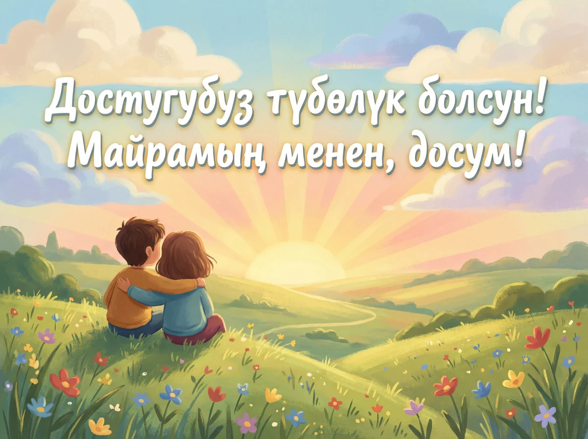 Достор күнү менен куттуктоо