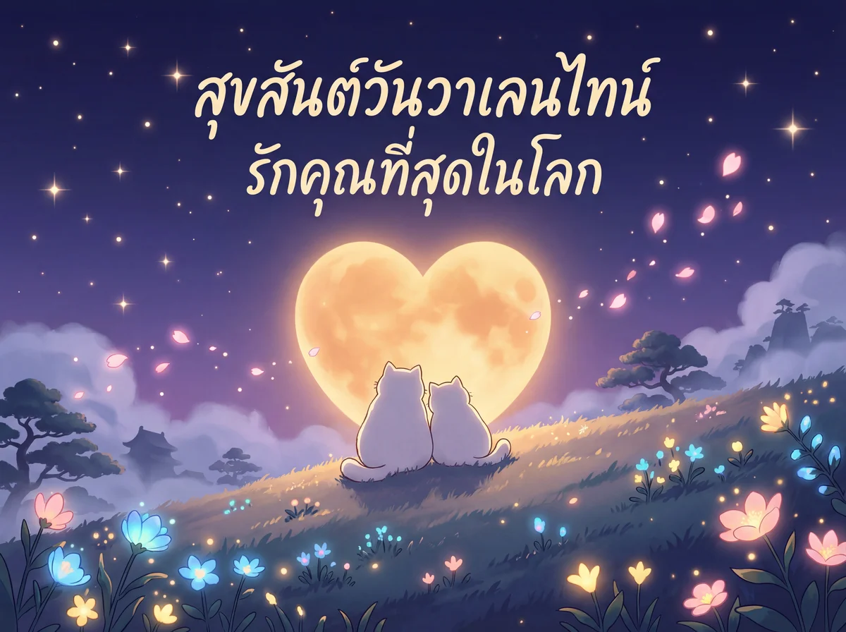 ข้อความการ์ดวันวาเลนไทน์สำหรับคนรัก