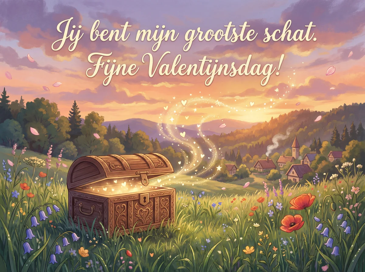 Valentijnskaart voor mijn liefste schat