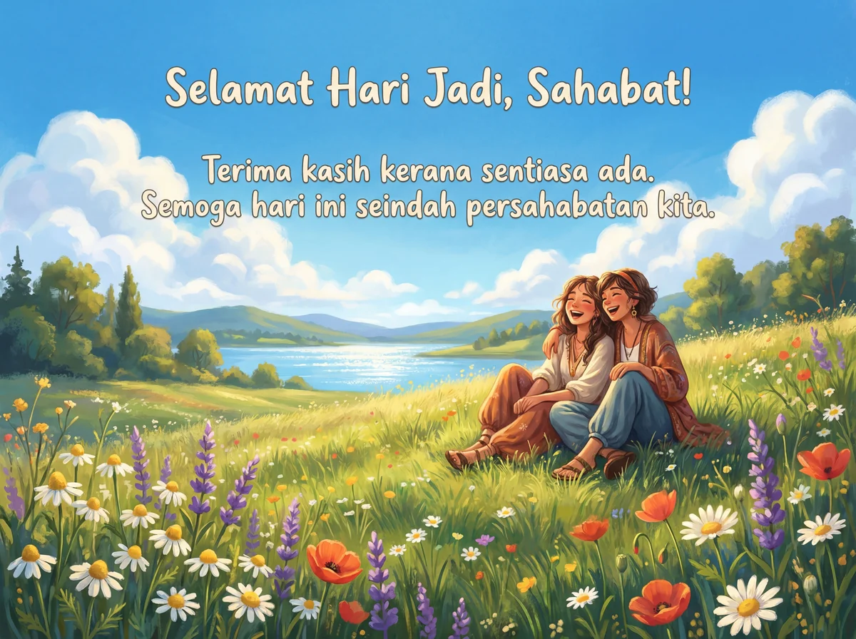 ucapan hari jadi untuk kawan baik