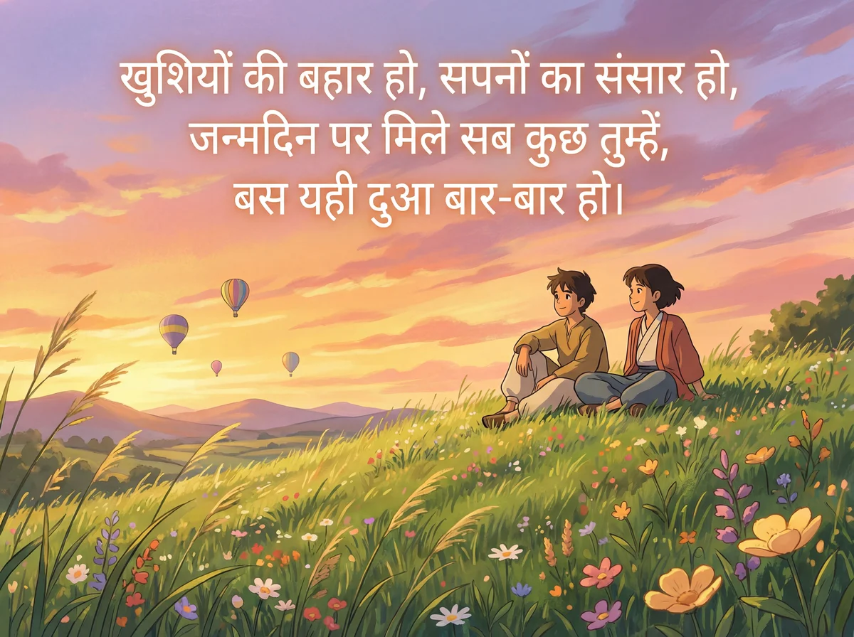 दोस्त को जन्मदिन की बधाई