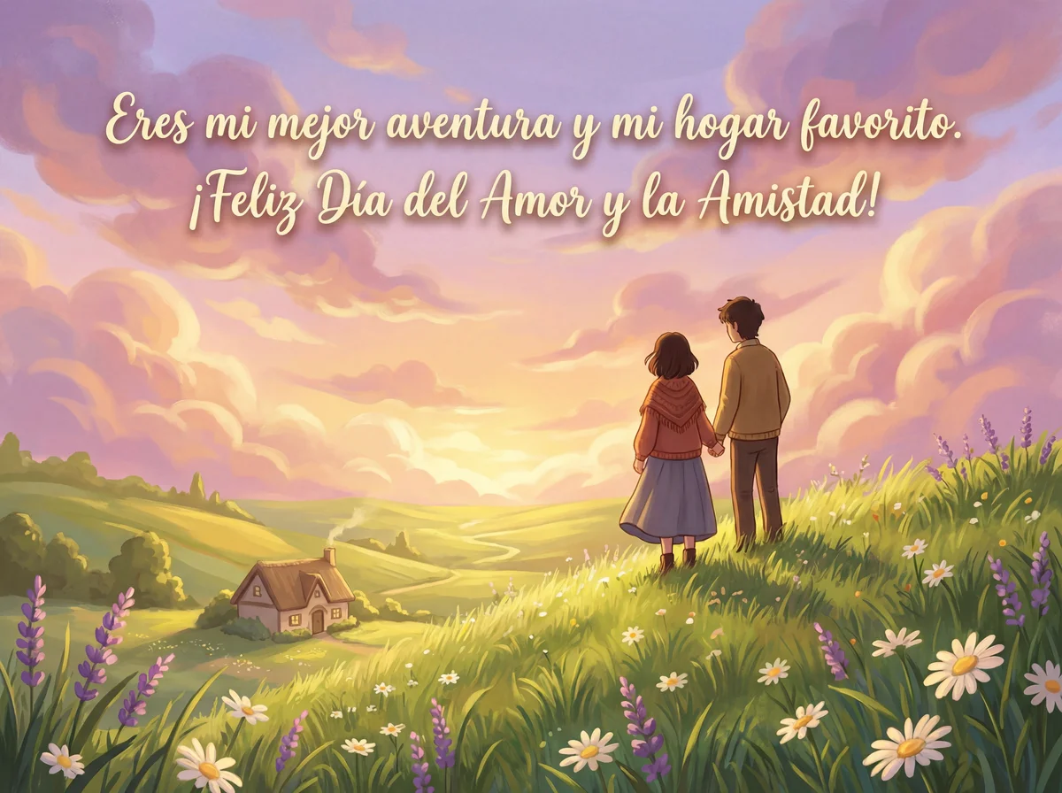 Feliz Día del Amor y la Amistad para mi pareja