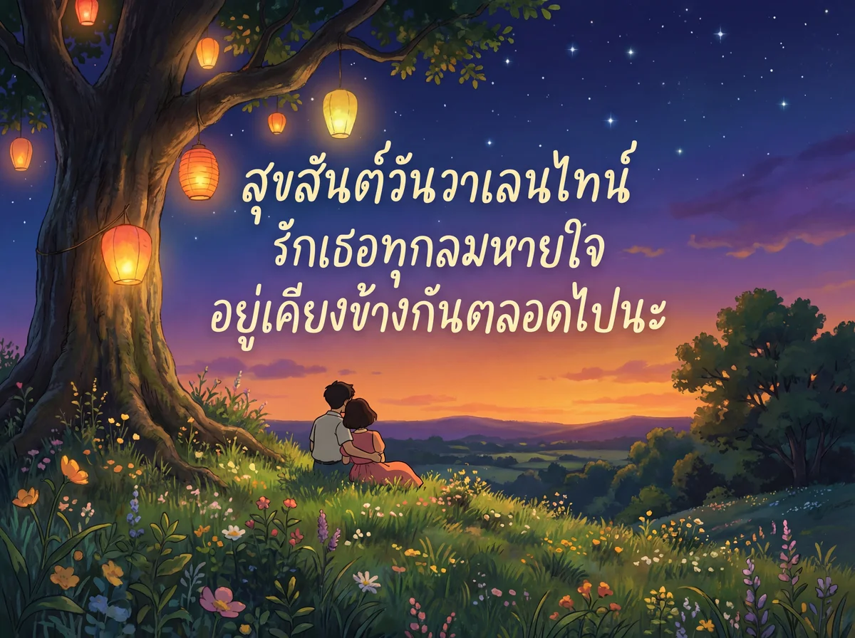 การ์ดวันวาเลนไทน์ให้คนรัก