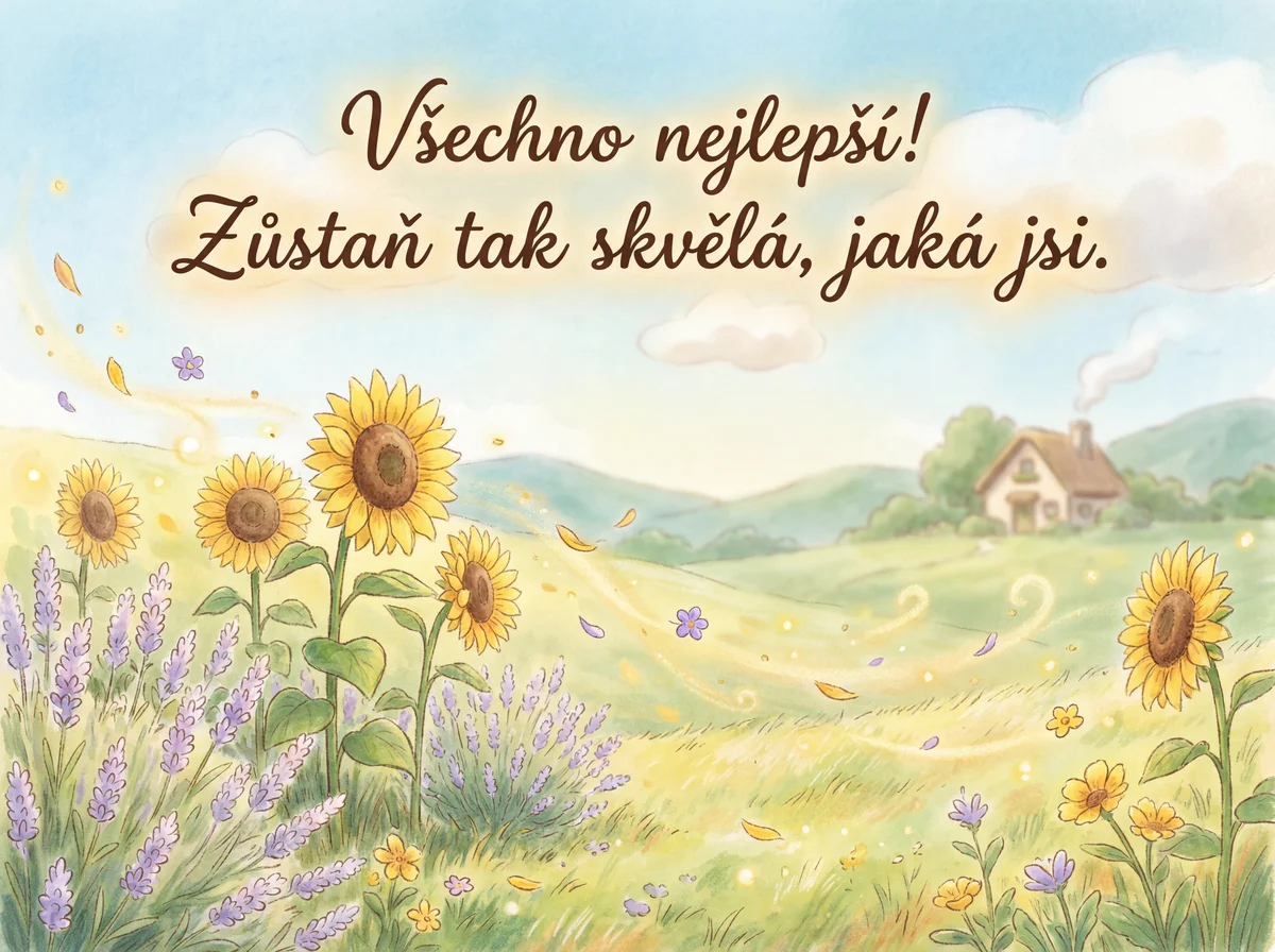 Přání k narozeninám pro kamarádku