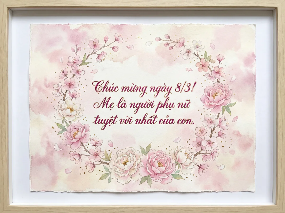 Lời chúc Ngày Quốc tế Phụ nữ cho mẹ