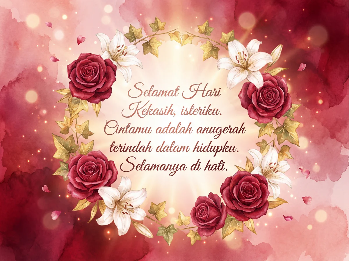 Kad Hari Kekasih untuk isteri tercinta