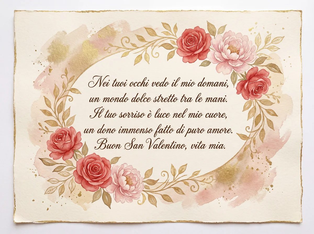 Auguri di San Valentino per fidanzata