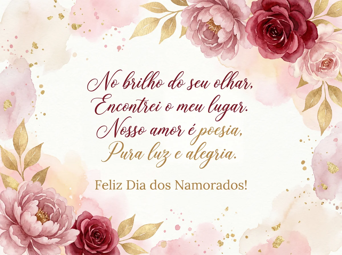 Cartão para o Dia dos Namorados