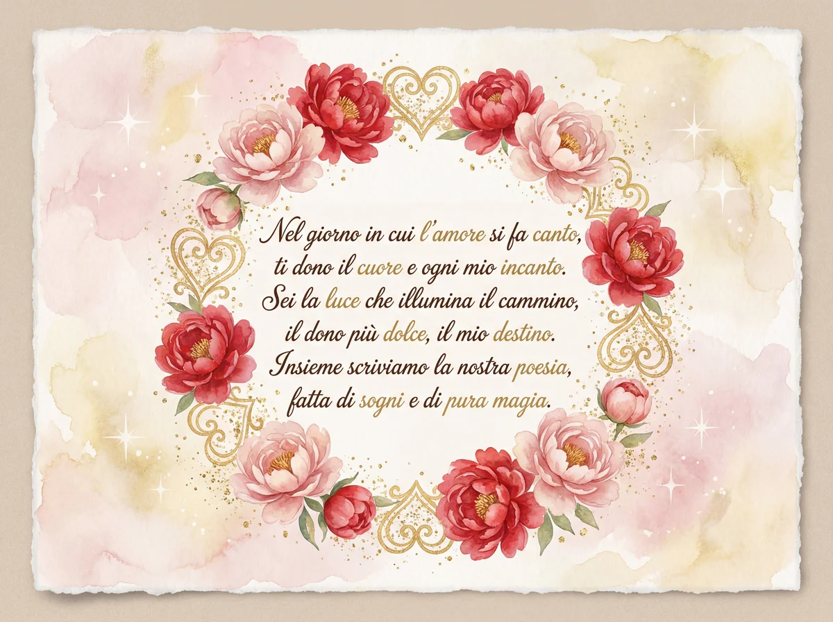 Biglietto di auguri per San Valentino per il mio amore