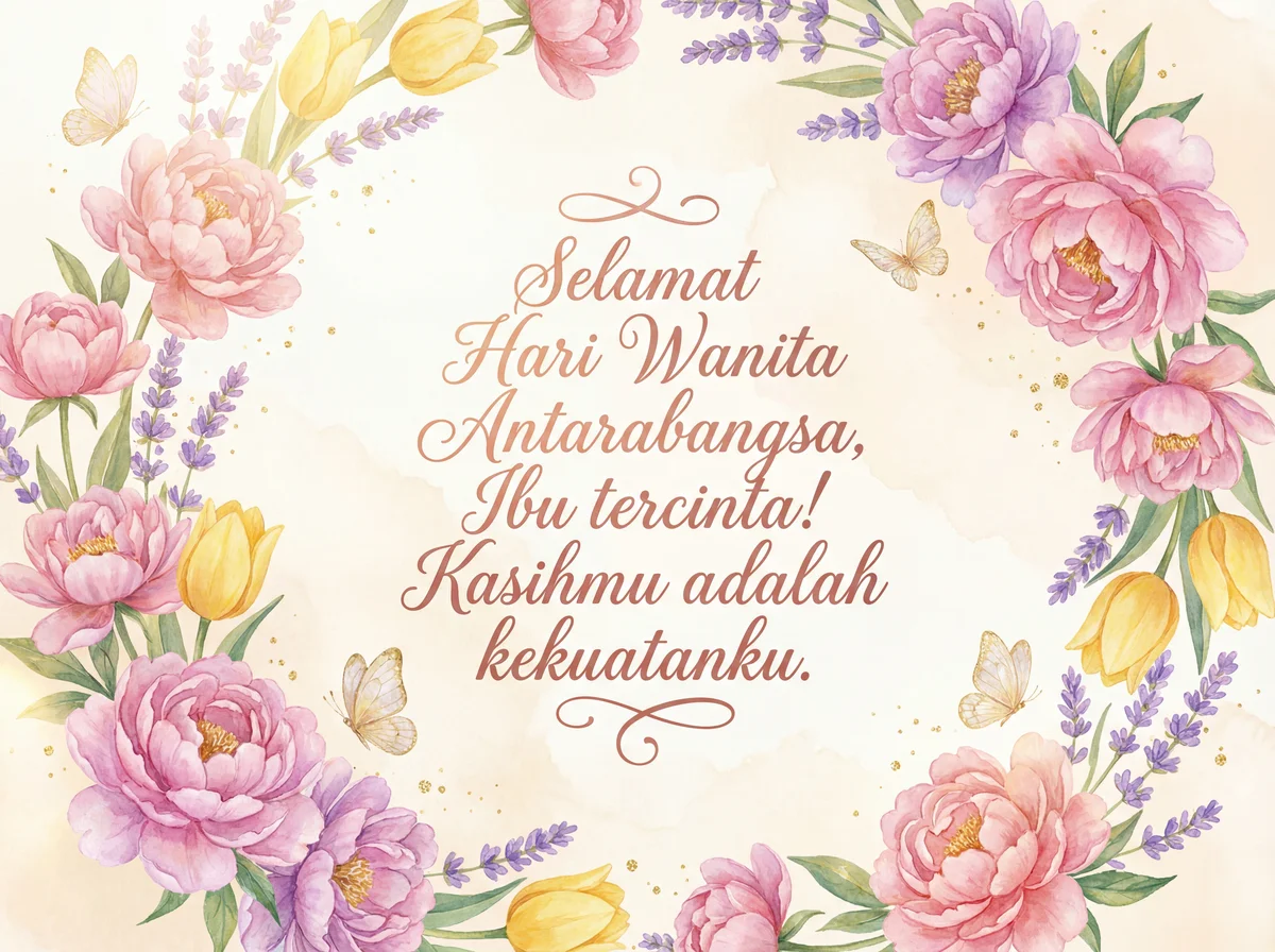 Ucapan Hari Wanita Antarabangsa untuk ibu tersayang