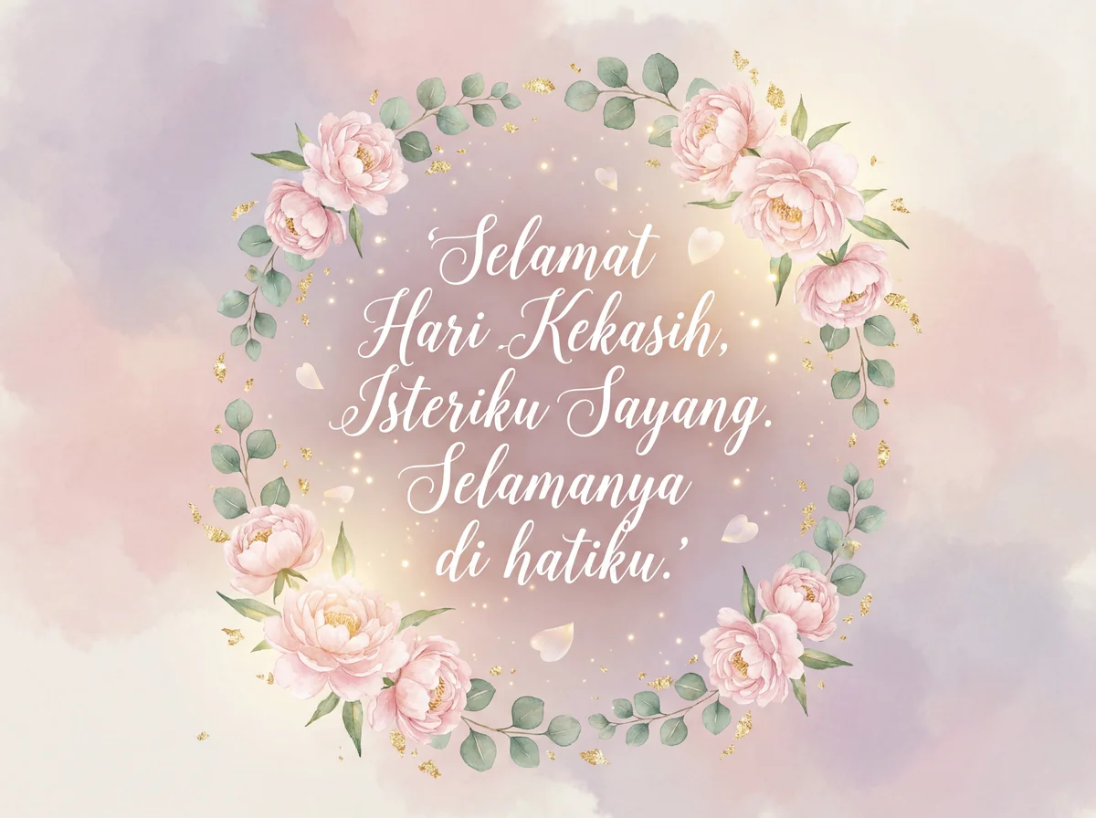 Ucapan Hari Kekasih untuk isteri tercinta