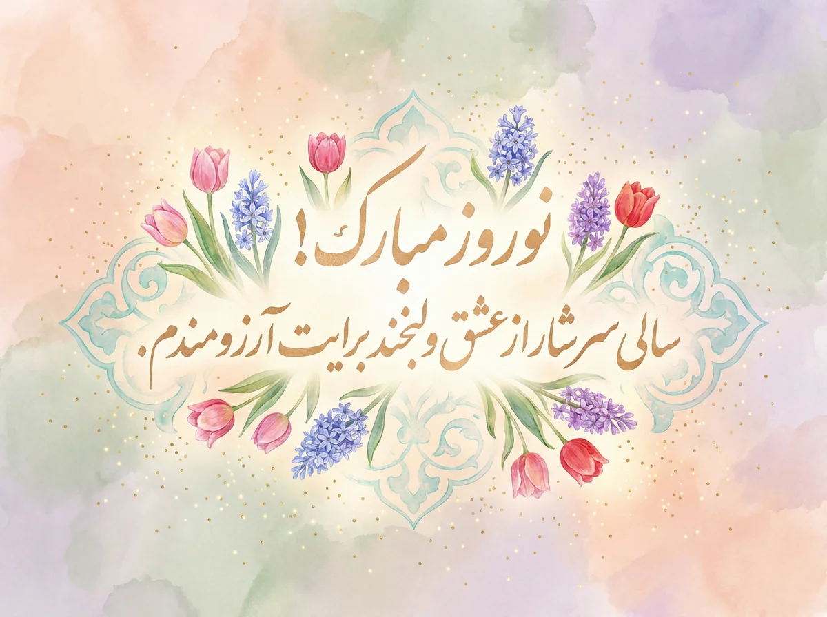 پیام تبریک سال نو برای عزیزان