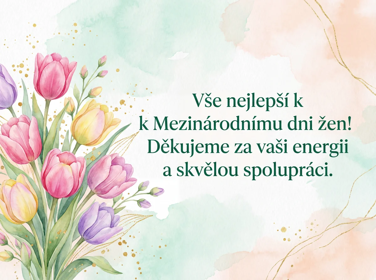 Přání k Mezinárodnímu dni žen pro kolegyni