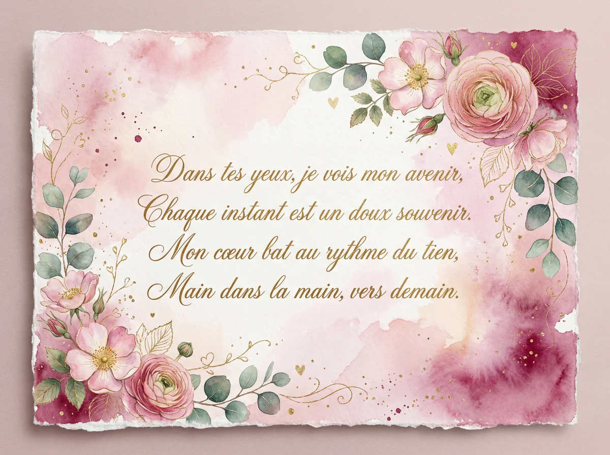 carte de Saint-Valentin pour mon amour