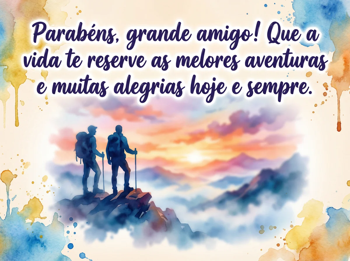 Cartão de feliz aniversário para um amigo especial