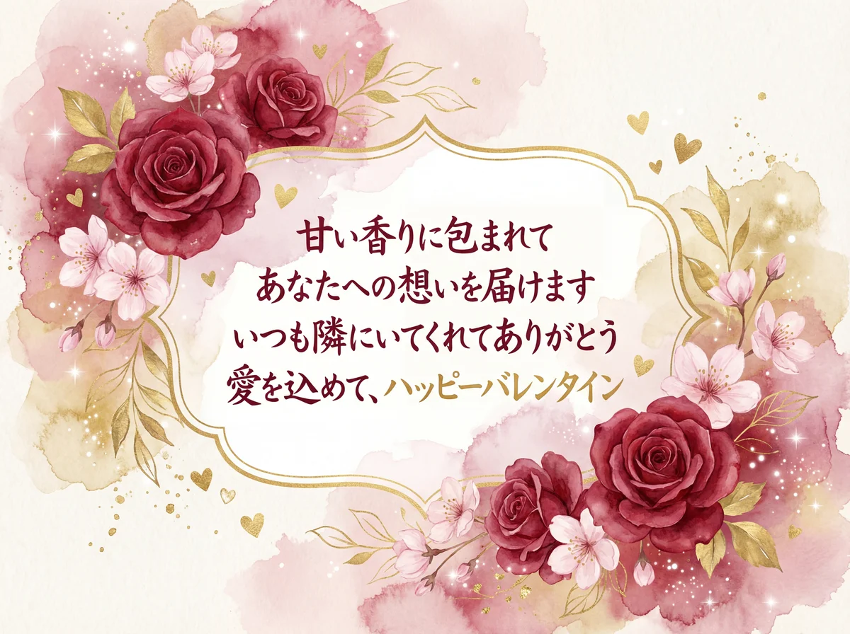 バレンタインデーに送る恋人への素敵なメッセージ