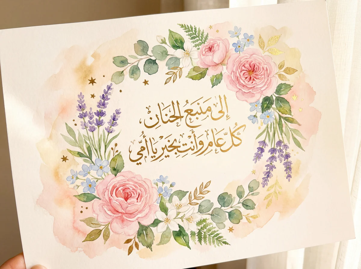 رسالة قصيرة لتهنئة الأم بمناسبة عيدها