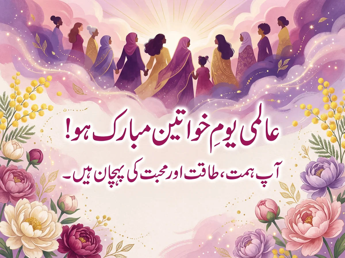 عالمی یوم خواتین پر تمام خواتین کو مبارکباد