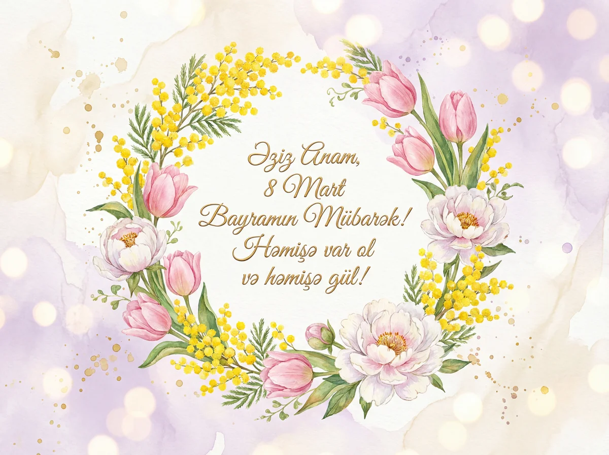 Anaya 8 Mart Beynəlxalq Qadınlar Günü təbriki