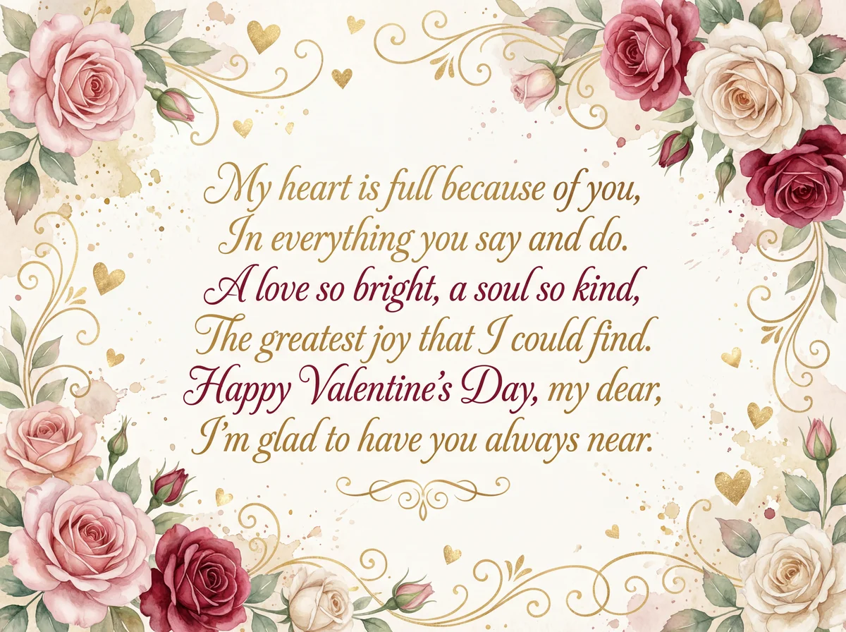 Sweet Valentine's Day wishes for my special person