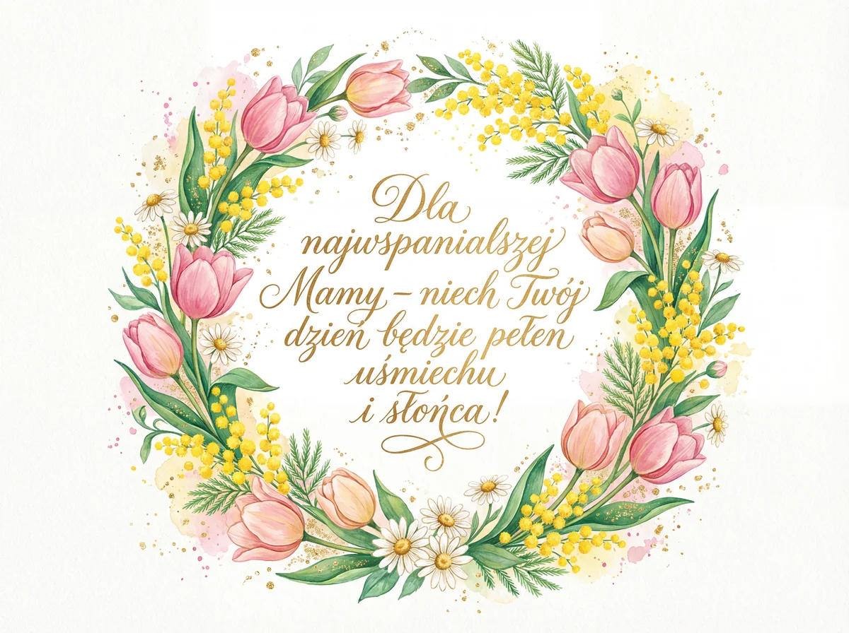 kartka na Dzień Kobiet dla mamy