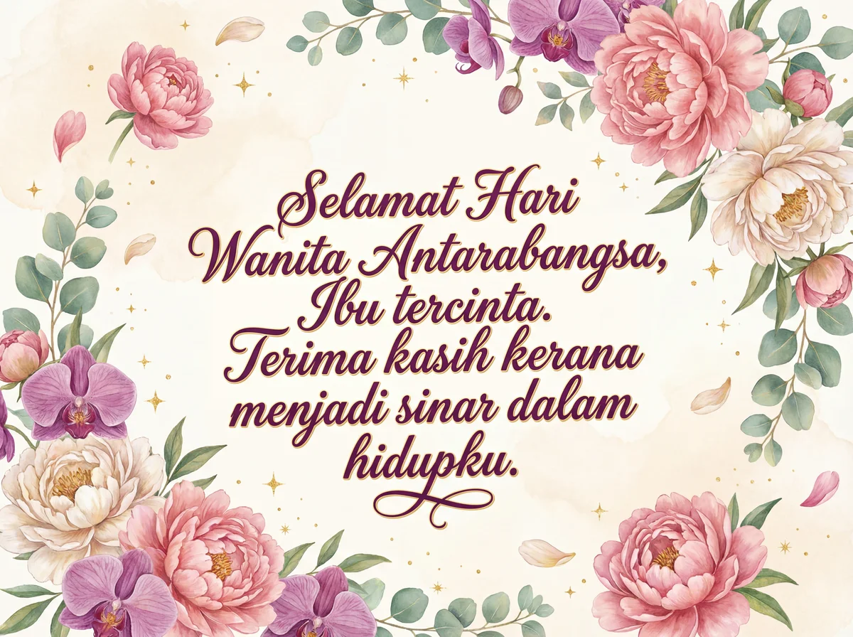 Ucapan Hari Wanita Antarabangsa untuk ibu