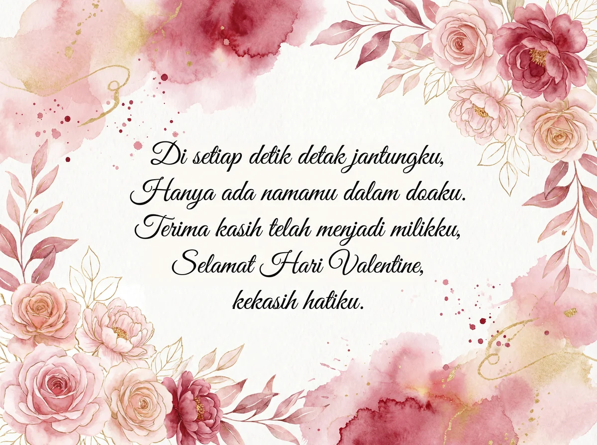 Ucapan Hari Valentine untuk kekasih tercinta