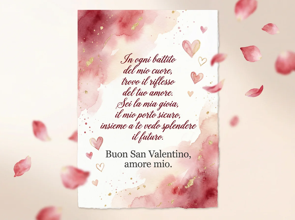 Auguri di San Valentino per fidanzato
