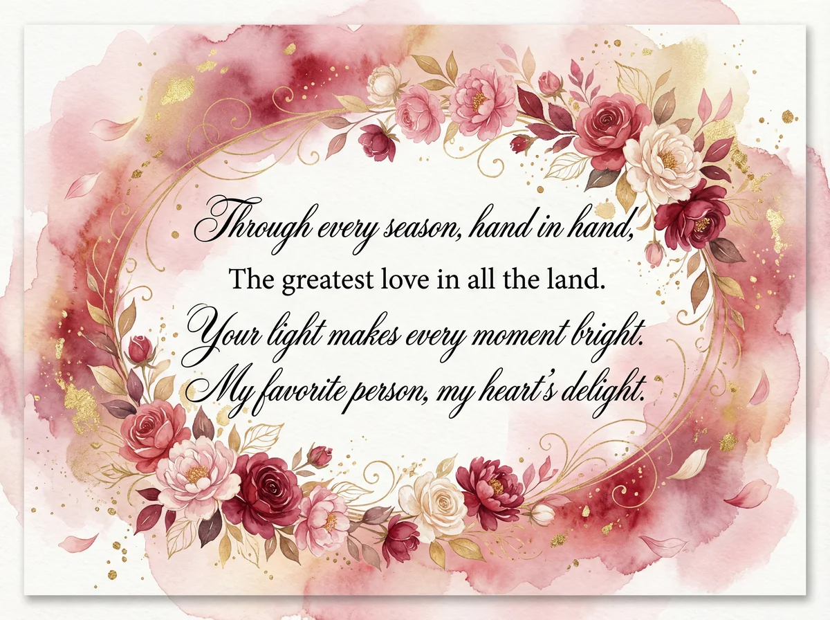 Valentine's Day greeting for my amazing partner