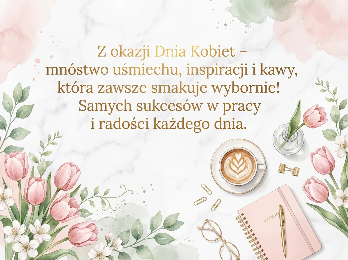 życzenia na Dzień Kobiet dla koleżanki z pracy