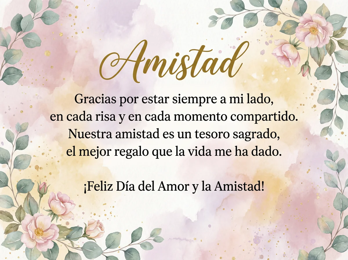 Tarjeta para el Día del Amor y la Amistad para mi mejor amig...