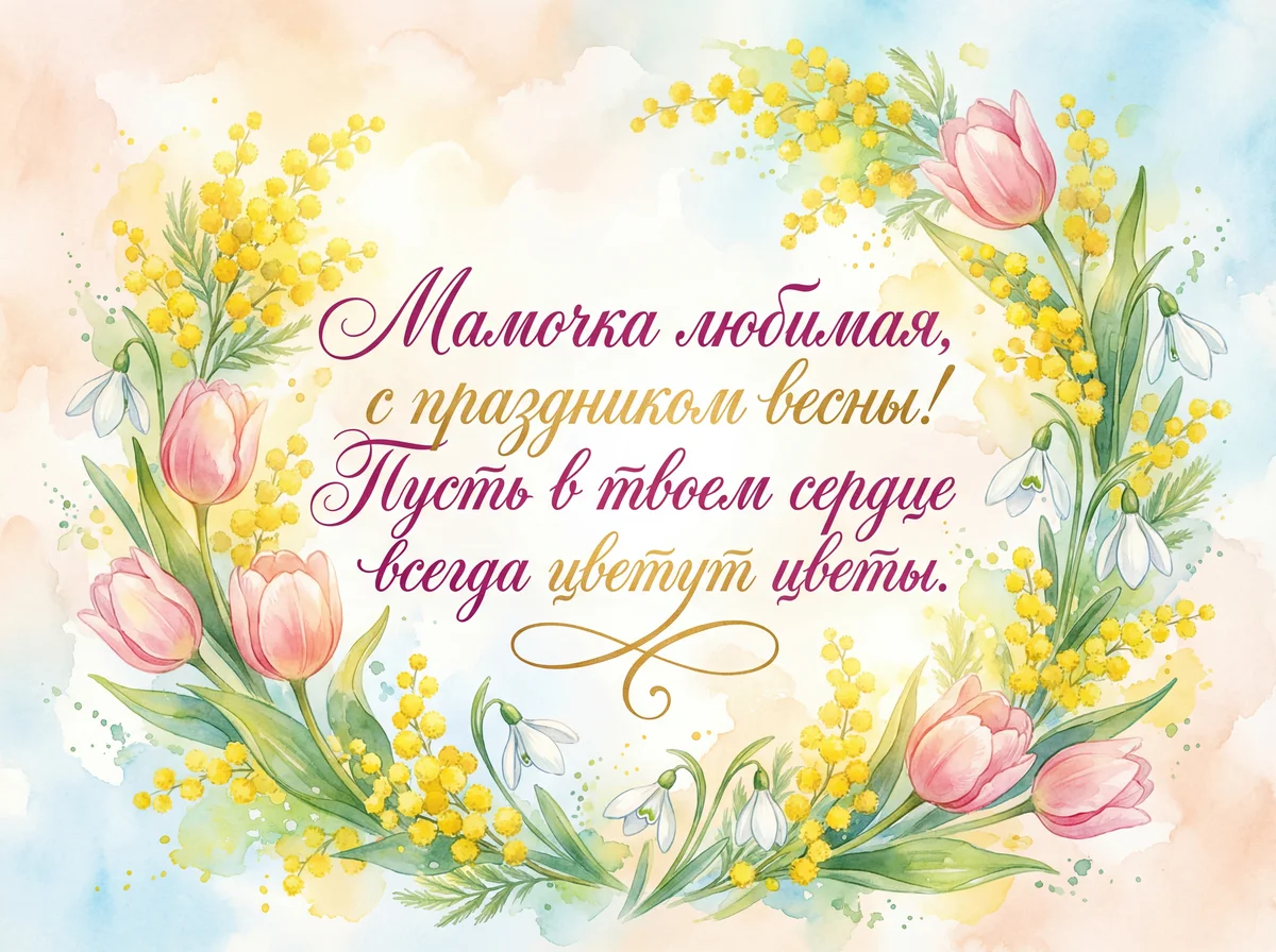пожелания с 8 марта для любимой мамы