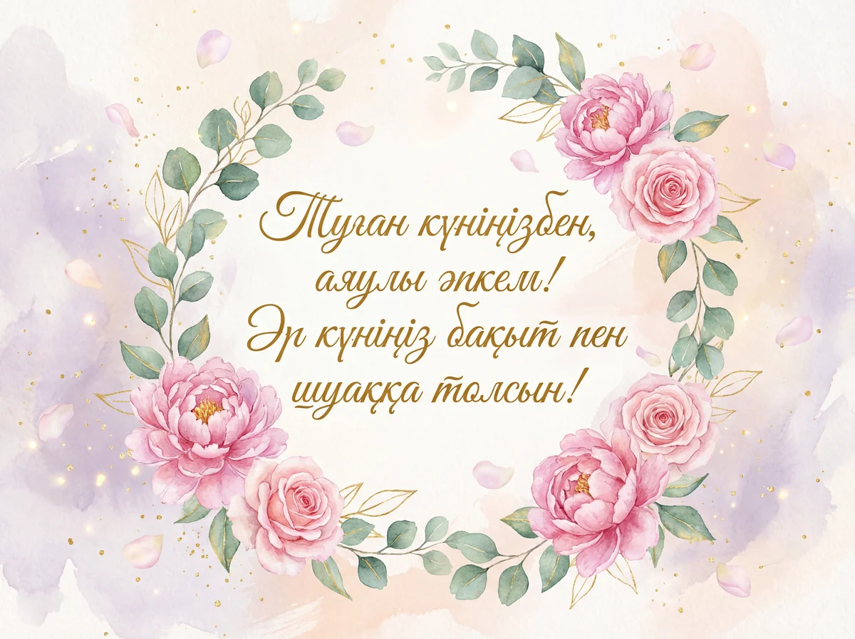 Әпке туған күніңмен құттықтау