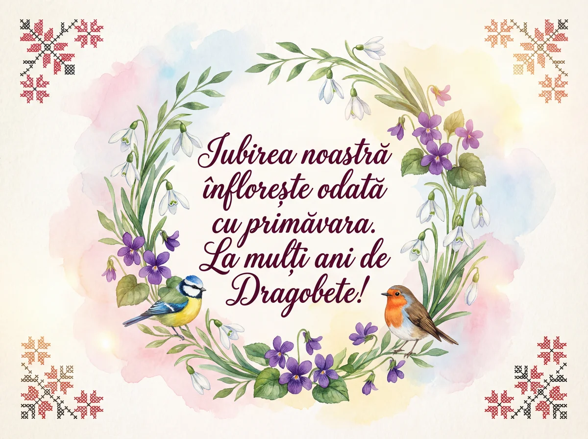 Mesaj de Dragobete pentru persoana iubită