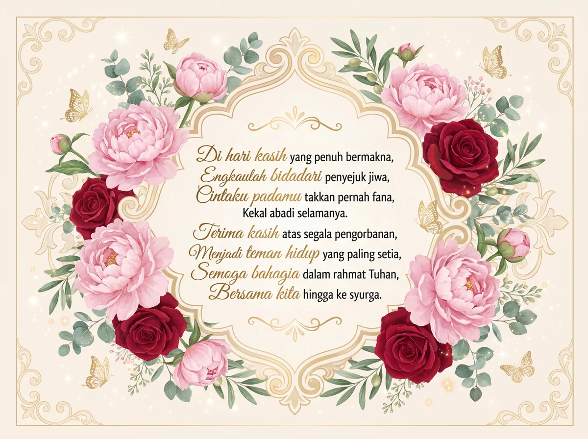 Ucapan Hari Kekasih untuk isteri tercinta