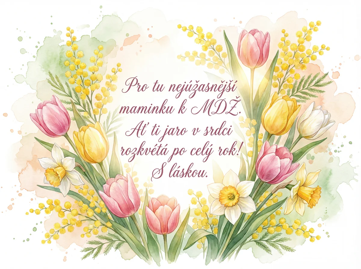 Přání k Mezinárodnímu dni žen pro maminku