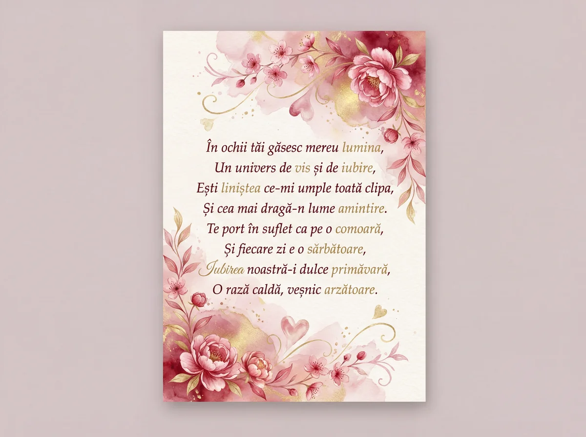 Urări de Ziua Îndrăgostiților pentru persoana iubită