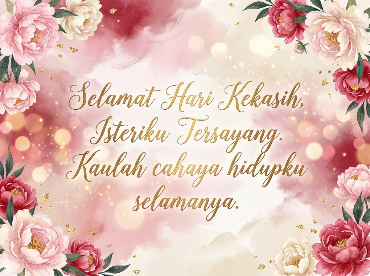 Ucapan Hari Kekasih untuk isteri tercinta