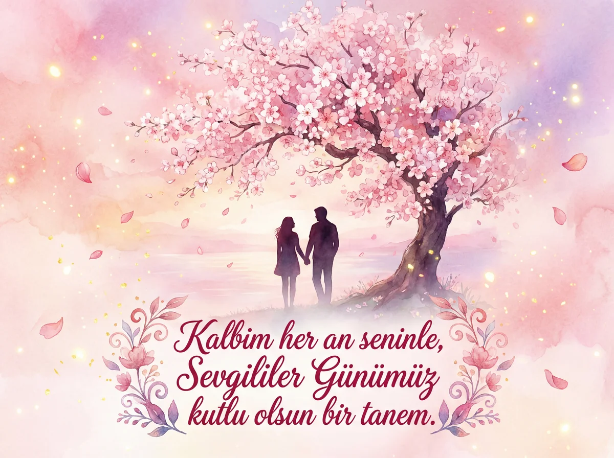 Sevgiliye Sevgililer Günü kutlama mesajı