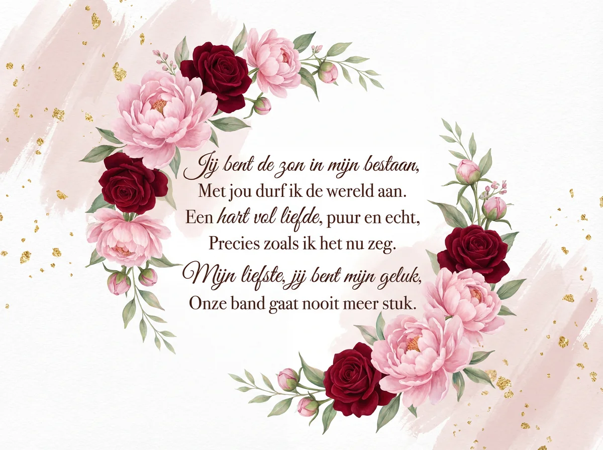 Valentijnskaart voor mijn geliefde