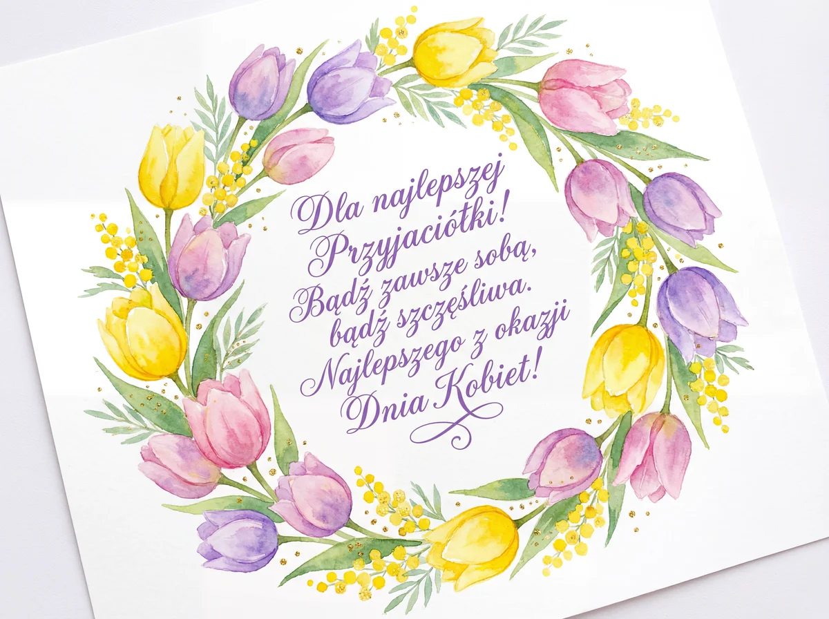 życzenia na Dzień Kobiet dla przyjaciółki