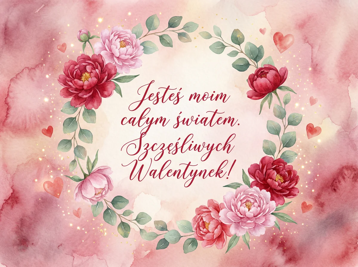 kartka na Walentynki dla ukochanej osoby