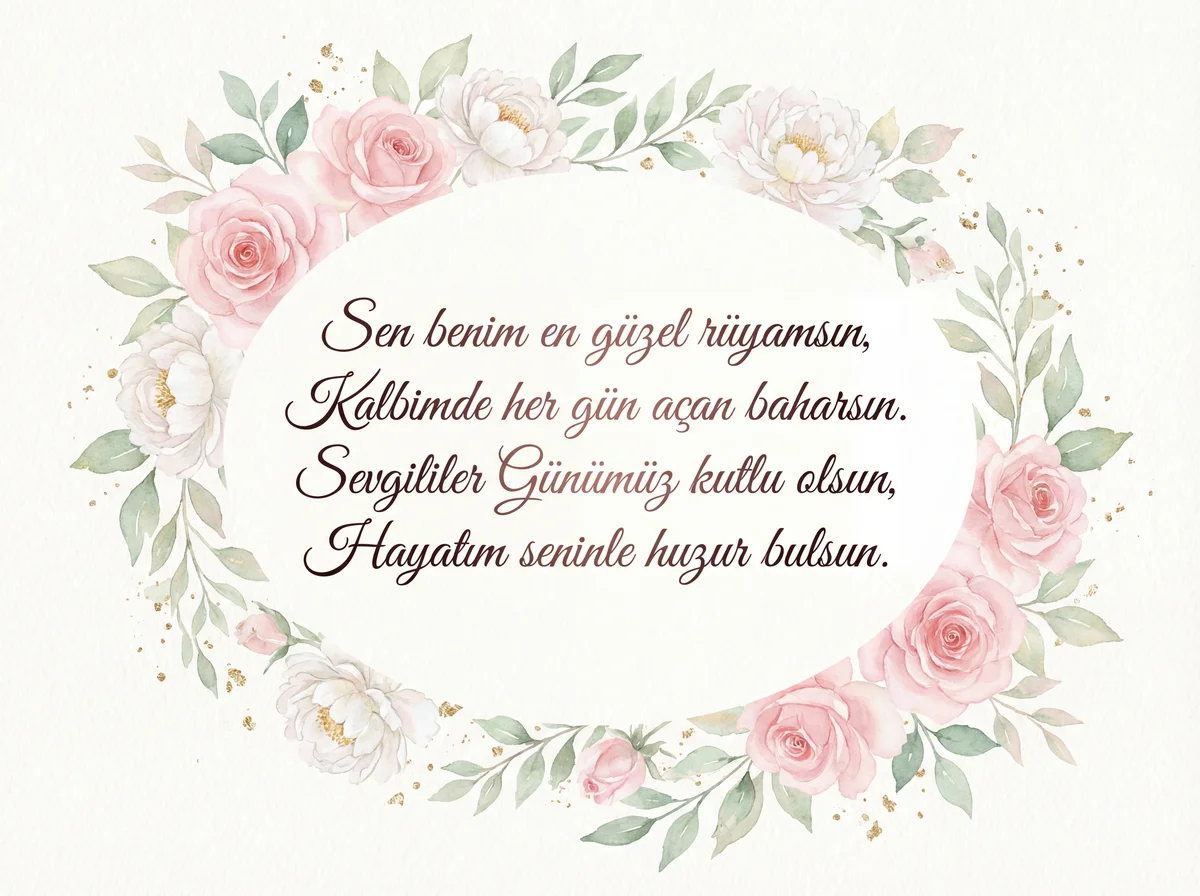 Sevgiliye Sevgililer Günü notu