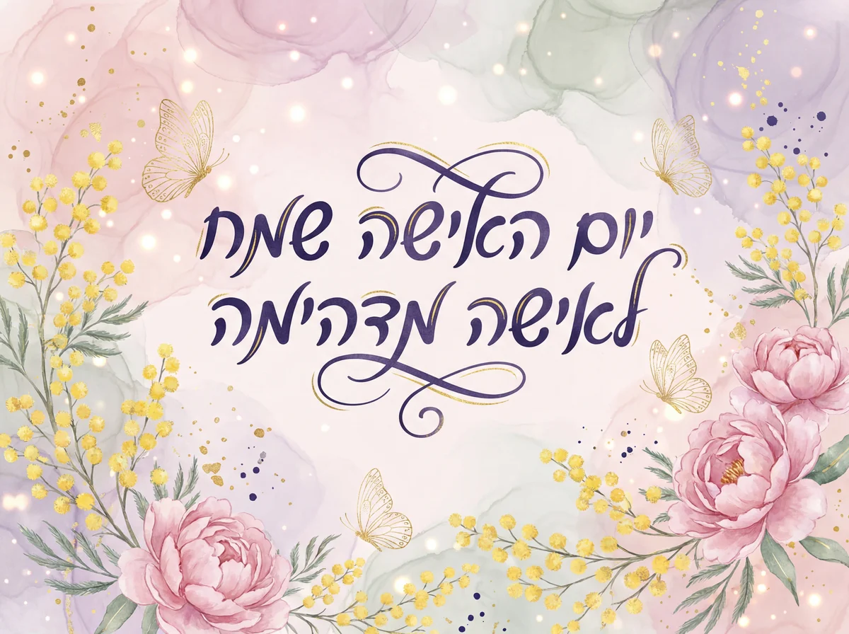 יום האישה שמח לאישה מדהימה