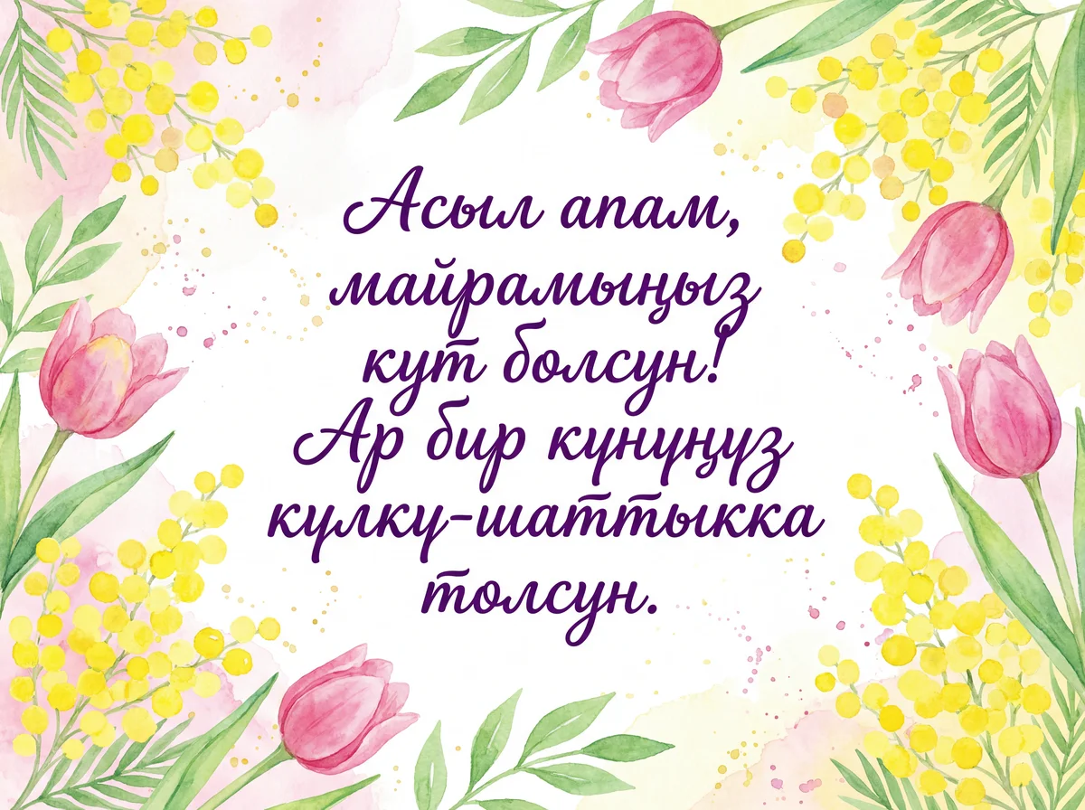 Апага 8-Март майрамына куттуктоо