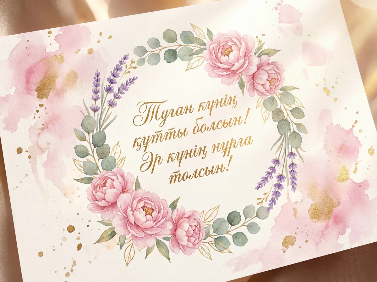 Туған күніңмен құттықтаулар