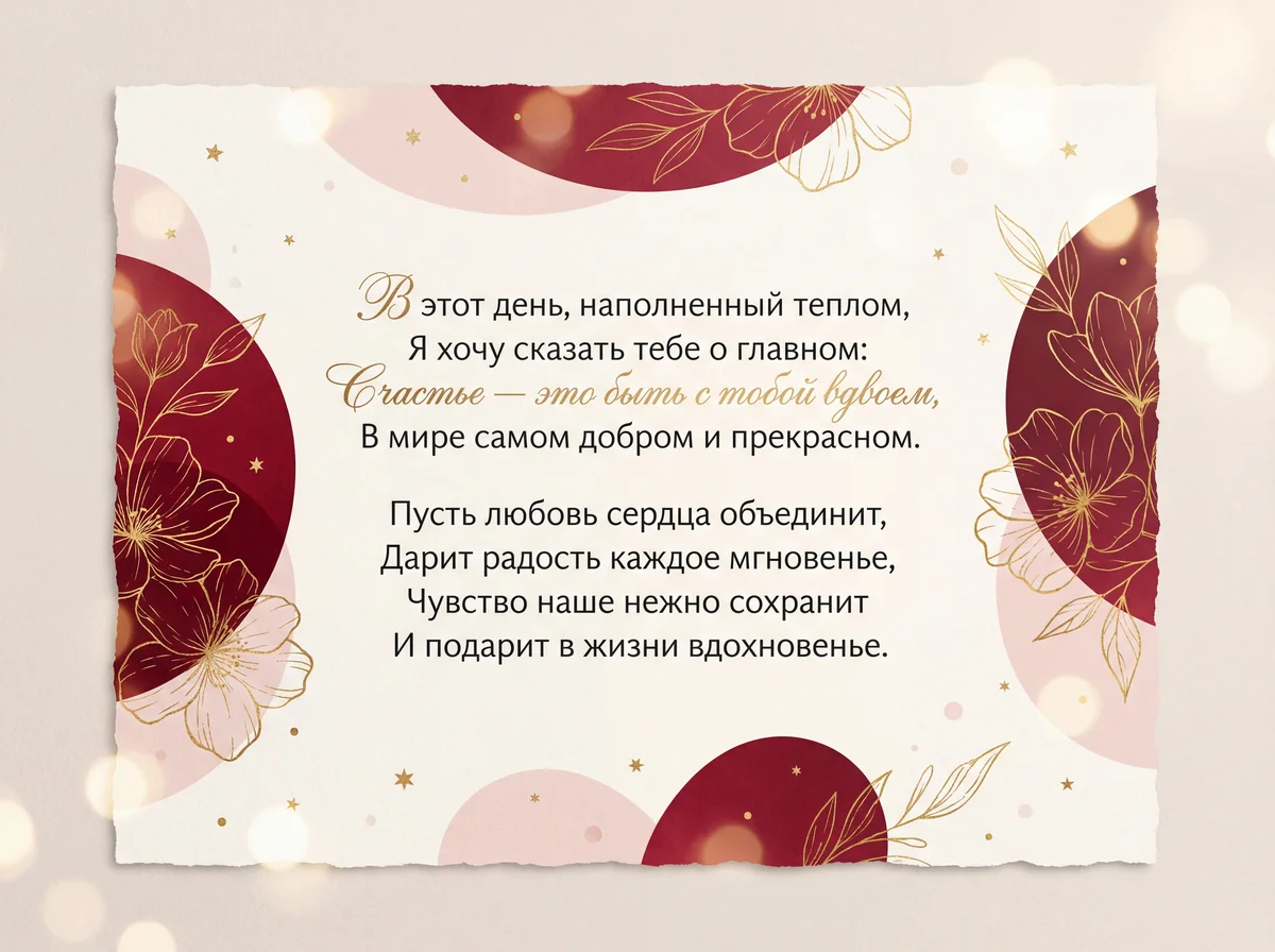 открытка с Днём влюблённых любимому человеку