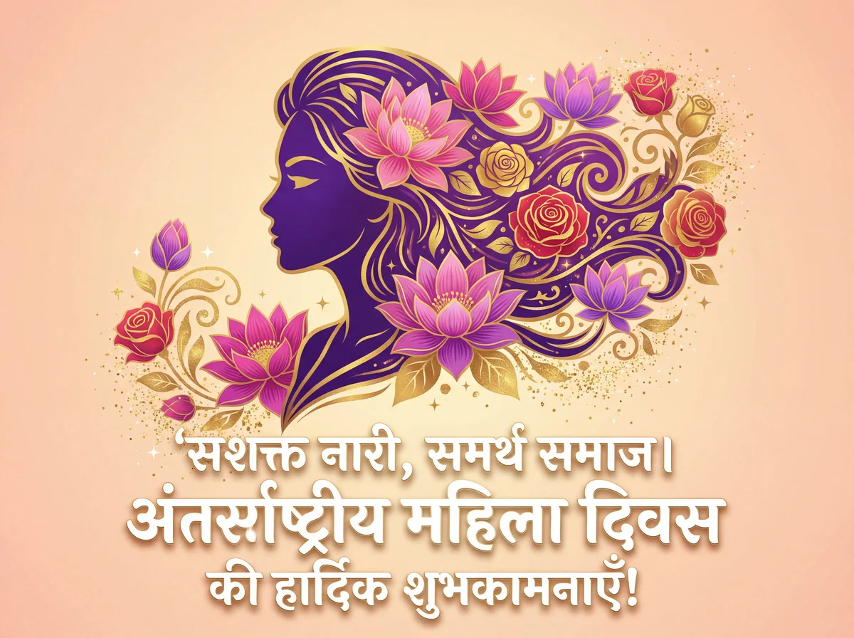 अंतर्राष्ट्रीय महिला दिवस पर सशक्त नारियों को शुभकामनाएँ